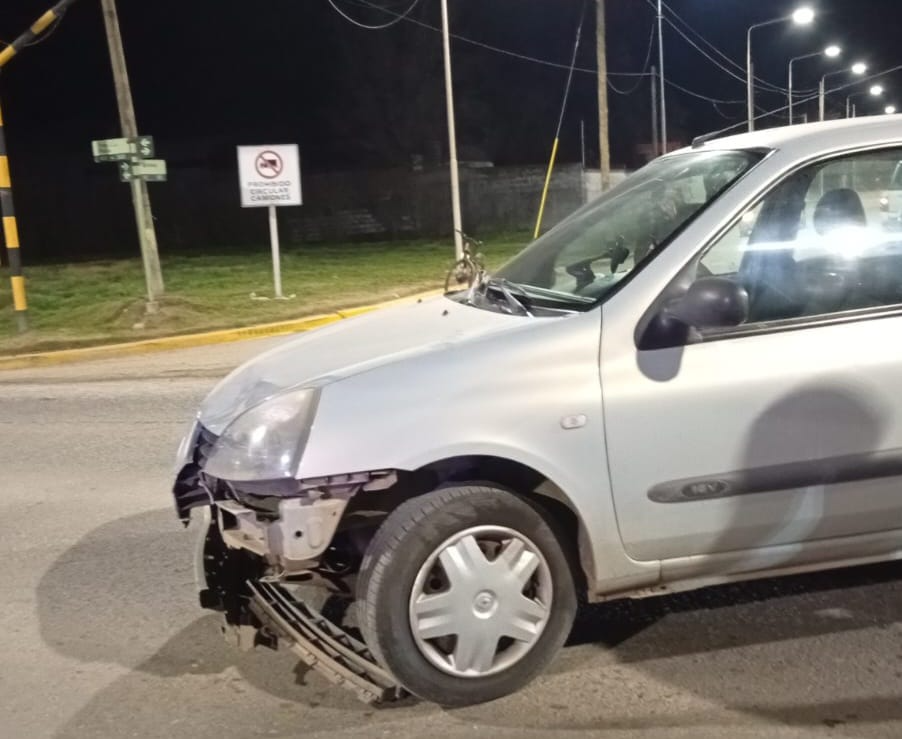 ACCIDENTE DE TRÁNSITO EN LÓPEZ FIUSA Y SABATTINI: UNA MUJER FUE TRASLADADA AL DISPENSARIO