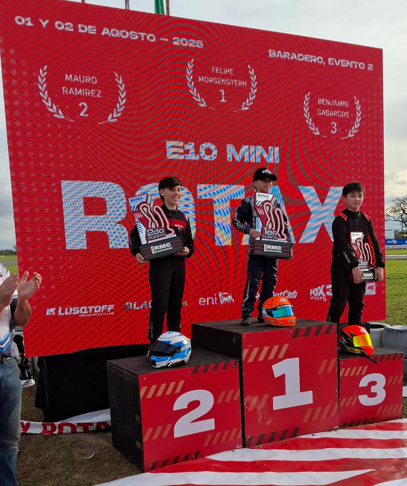 MAURO RAMÍREZ SUBIÓ AL PODIO EN BARADERO Y SE ILUSIONA CON EL MUNDIAL DE KARTING