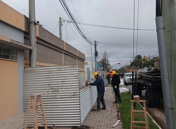 AVANZA EL PROYECTO DEL NUEVO CENTRO MÉDICO: COMENZARON LAS OBRAS DE CERRAMIENTO