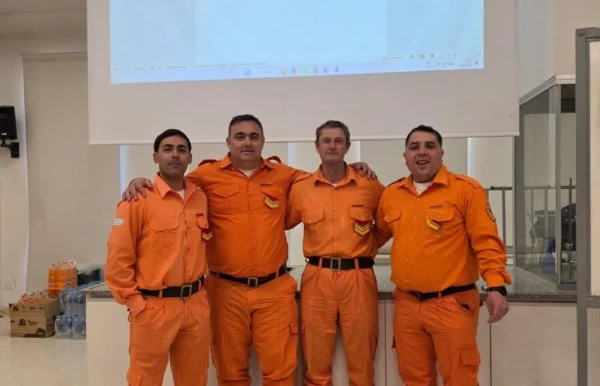 BOMBEROS VOLUNTARIOS DE TÍO PUJIO: WILSON BASUALDO FINALIZÓ EL 3ER NIVEL DE FORMACIÓN