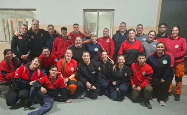BOMBEROS VOLUNTARIOS DE TÍO PUJIO SE CAPACITARON DURANTE EL FIN DE SEMANA