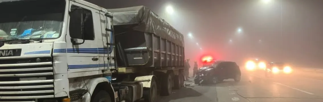 REDUCCIÓN DE CALZADA EN AUTOPISTA CÓRDOBA - ROSARIO POR SINIESTRO VIAL EN KM 502
