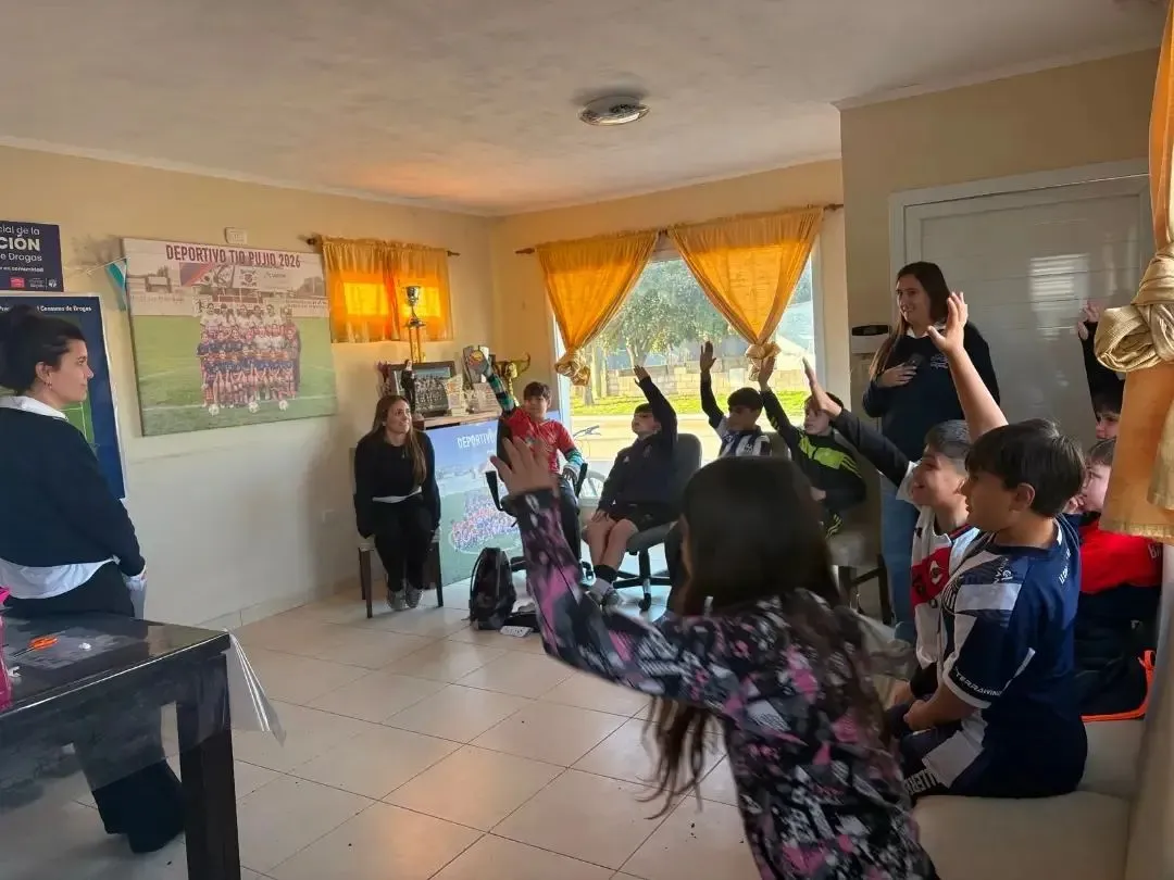 EL GABINETE INTERDISCIPLINARIO REALIZÓ UNA JORNADA DE PREVENCIÓN CON NIÑOS DE BABY FÚTBOL